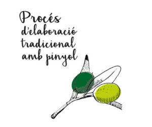 Procès d'elaboració tradicional amb pinyol
